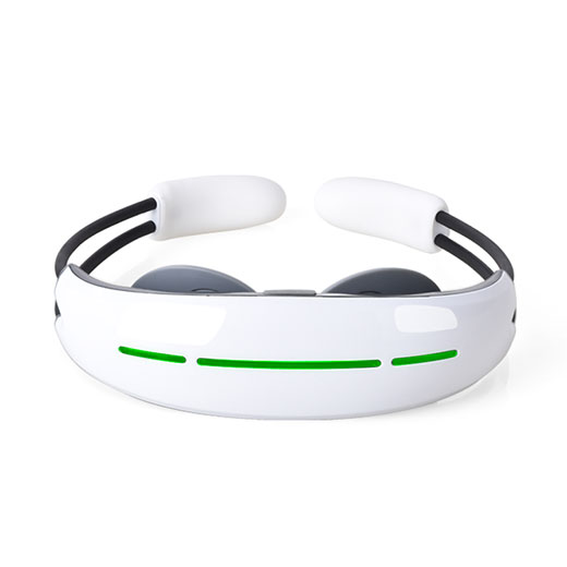 低頻電脈沖、磁效應(yīng)、環(huán)型牽引三位一體按摩儀